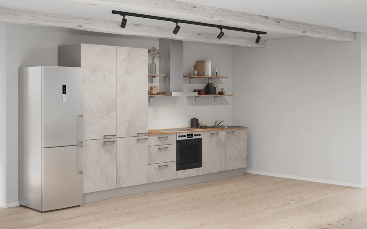 möbelnavi Küchen-Zeile 360 cm mit E-Geräten Planung 12 1