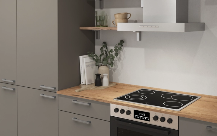 möbelnavi Küchen-Zeile 360 cm mit E-Geräten Planung 12 2