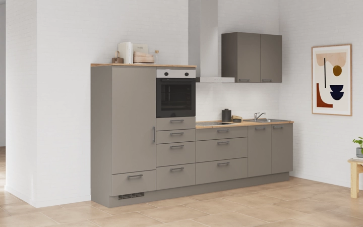 möbelnavi Küchen-Zeile 300 cm mit E-Geräten Planung 13 1