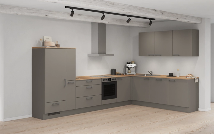 möbelnavi L-Küche 366,6 cm x 246,6 mit E-Geräten Planung 14 1