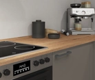möbelnavi L-Küche 366,6 cm x 246,6 mit E-Geräten Planung 14 3