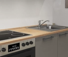 möbelnavi Küchen-Zeile 240 cm mit E-Geräten Planung 14 3