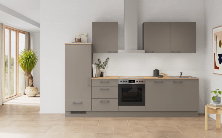 möbelnavi Küchen-Zeile 300 cm mit E-Geräten Planung 14 0