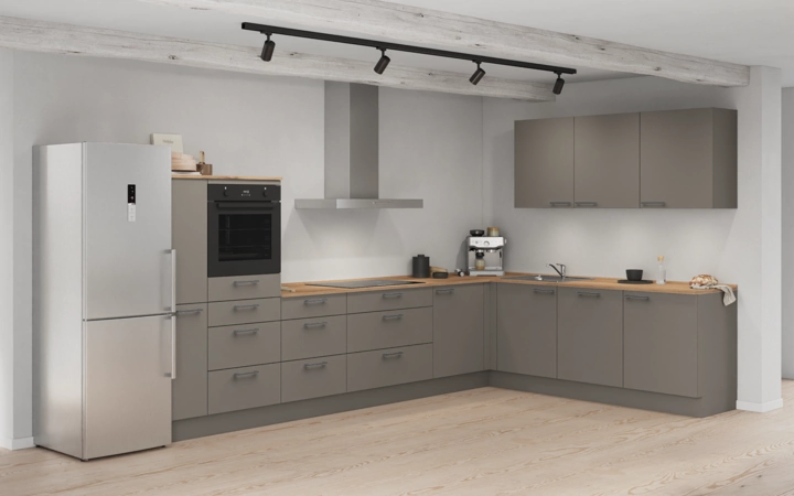 möbelnavi L-Küche 366,6 cm x 246,6 mit E-Geräten Planung 15 1