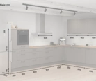 möbelnavi L-Küche 366,6 cm x 246,6 mit E-Geräten Planung 15 5