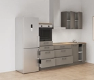 möbelnavi Küchen-Zeile 240 cm mit E-Geräten Planung 15 4