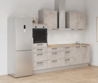 möbelnavi Küchen-Zeile 270 cm mit E-Geräten Planung 15 1