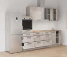 möbelnavi Küchen-Zeile 270 cm mit E-Geräten Planung 15 4