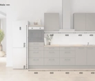 möbelnavi Küchen-Zeile 270 cm mit E-Geräten Planung 15 5