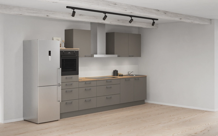 möbelnavi Küchen-Zeile 330 cm mit E-Geräten Planung 15 1