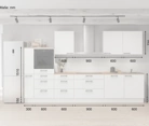 möbelnavi Küchen-Zeile 360 cm mit E-Geräten Planung 15 5