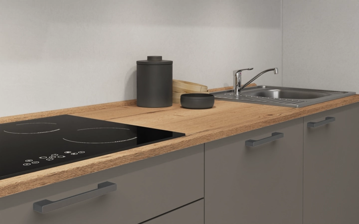 möbelnavi Küchen-Zeile 360 cm mit E-Geräten Planung 15 3