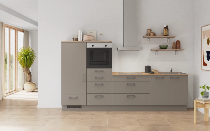 möbelnavi Küchen-Zeile 300 cm mit E-Geräten Planung 16 0