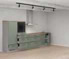 möbelnavi Küchen-Zeile 360 cm mit E-Geräten Planung 16 4