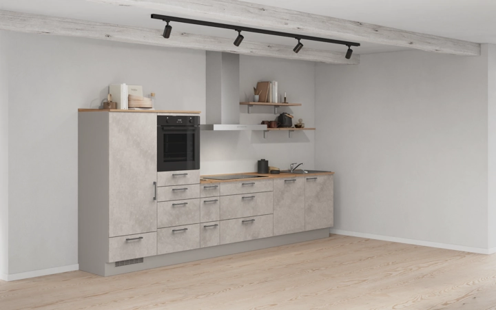 möbelnavi Küchen-Zeile 360 cm mit E-Geräten Planung 16 1