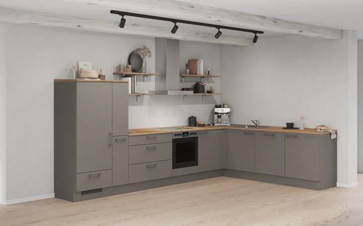 möbelnavi L-Küche 366,6 cm x 246,6 mit E-Geräten Planung 17 1