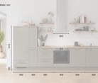 möbelnavi Küchen-Zeile 330 cm mit E-Geräten Planung 17 5