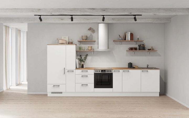 möbelnavi Küchen-Zeile 360 cm mit E-Geräten Planung 17 0