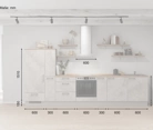 möbelnavi Küchen-Zeile 360 cm mit E-Geräten Planung 17 5