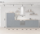 möbelnavi Küchen-Zeile 360 cm mit E-Geräten Planung 17 5