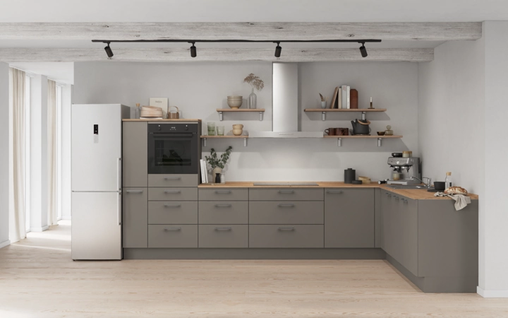 möbelnavi L-Küche 366,6 cm x 246,6 mit E-Geräten Planung 18 0