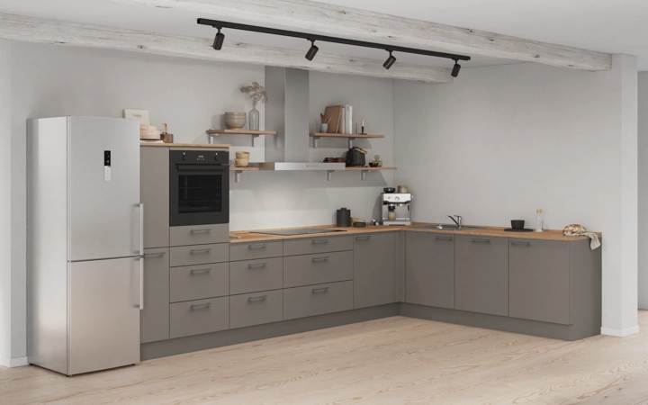 möbelnavi L-Küche 366,6 cm x 246,6 mit E-Geräten Planung 18 1