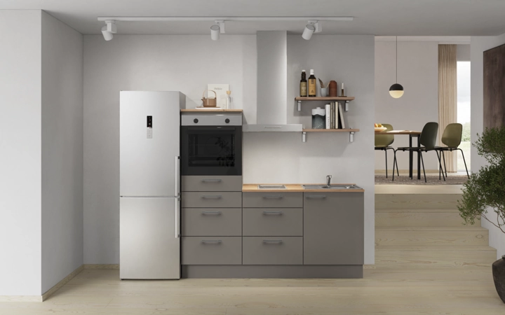 möbelnavi Küchen-Zeile 180 cm mit E-Geräten Planung 18 0