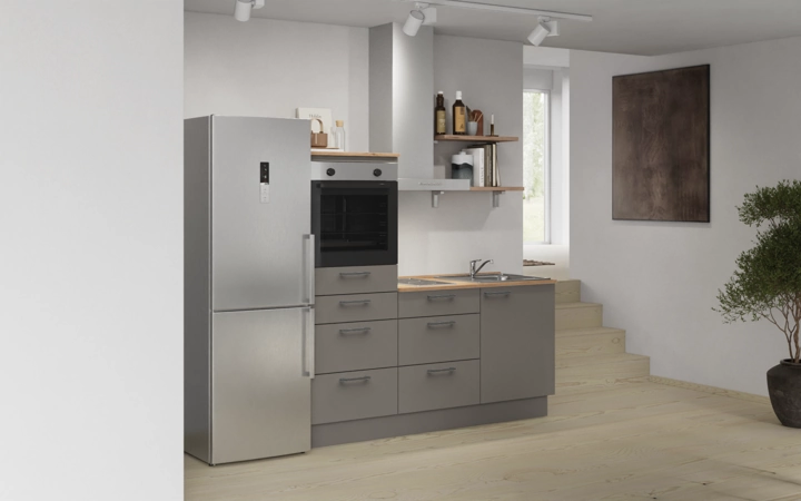möbelnavi Küchen-Zeile 180 cm mit E-Geräten Planung 18 1