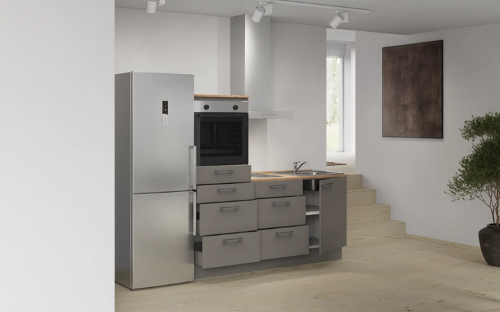 möbelnavi Küchen-Zeile 180 cm mit E-Geräten Planung 18 4