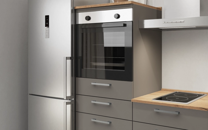möbelnavi Küchen-Zeile 210 cm mit E-Geräten Planung 18 2