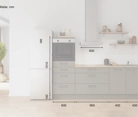möbelnavi Küchen-Zeile 240 cm mit E-Geräten Planung 18 5
