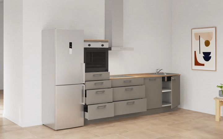 möbelnavi Küchen-Zeile 270 cm mit E-Geräten Planung 18 4