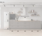 möbelnavi Küchen-Zeile 330 cm mit E-Geräten Planung 18 5