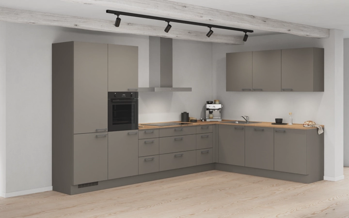 möbelnavi L-Küche 366,6 cm x 246,6 mit E-Geräten Planung 2 1