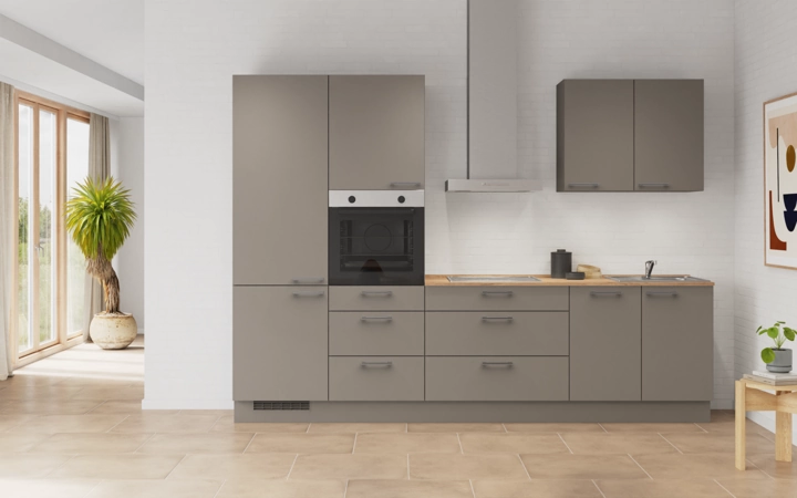 möbelnavi Küchen-Zeile 300 cm mit E-Geräten Planung 2 0