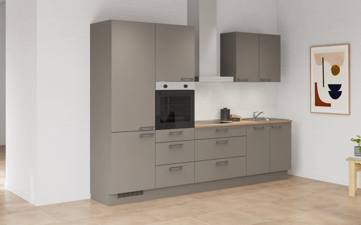 möbelnavi Küchen-Zeile 300 cm mit E-Geräten Planung 2 1