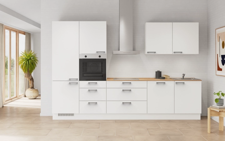 möbelnavi Küchen-Zeile 330 cm mit E-Geräten Planung 2 0