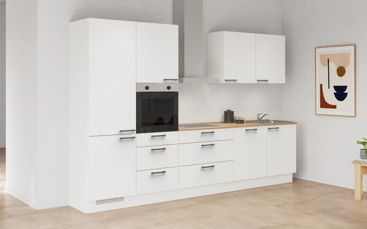 möbelnavi Küchen-Zeile 330 cm mit E-Geräten Planung 2 1