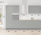 möbelnavi Küchen-Zeile 330 cm mit E-Geräten Planung 2 5
