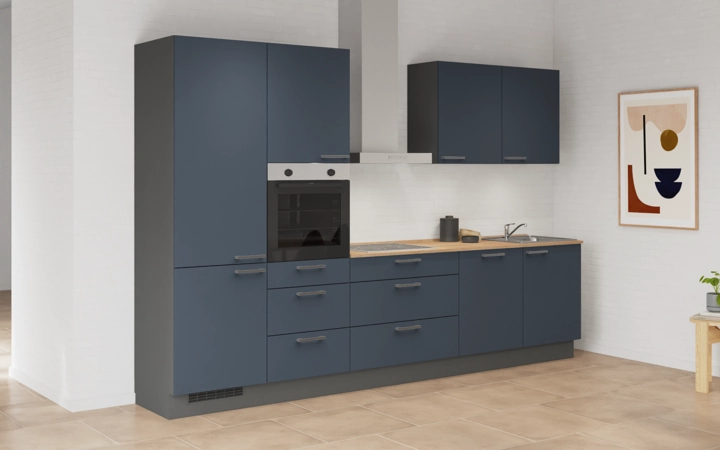 möbelnavi Küchen-Zeile 330 cm mit E-Geräten Planung 2 1
