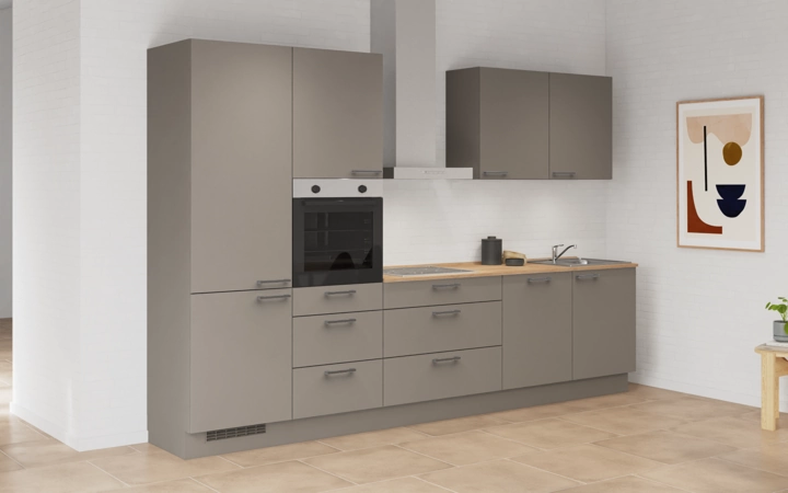 möbelnavi Küchen-Zeile 330 cm mit E-Geräten Planung 2 1