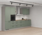 möbelnavi Küchen-Zeile 360 cm mit E-Geräten Planung 2 1