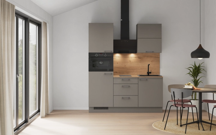 möbelnavi Küchen-Zeile 180 cm mit E-Geräten Planung 3 0