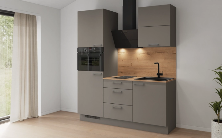 möbelnavi Küchen-Zeile 180 cm mit E-Geräten Planung 3 1