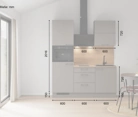 möbelnavi Küchen-Zeile 180 cm mit E-Geräten Planung 3 5