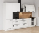 möbelnavi Küchen-Zeile 330 cm mit E-Geräten Planung 3 4