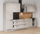 möbelnavi Küchen-Zeile 330 cm mit E-Geräten Planung 3 4