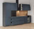 möbelnavi Küchen-Zeile 330 cm mit E-Geräten Planung 3 4