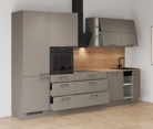 möbelnavi Küchen-Zeile 330 cm mit E-Geräten Planung 3 4