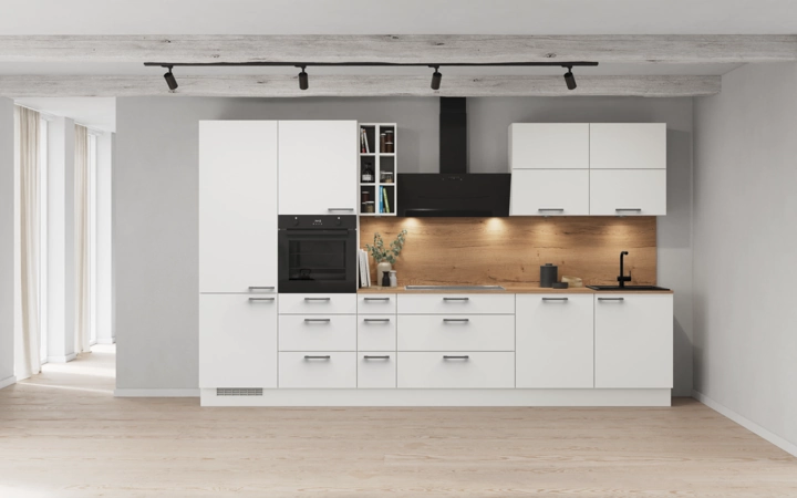 möbelnavi Küchen-Zeile 360 cm mit E-Geräten Planung 3 0